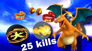 Charizard buff and 25 ko