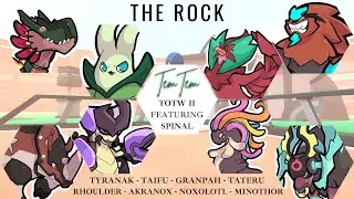 TOTW II - The Rock | Try This TemTem Team! | Top Ladder Competitive 1400TMR | Team Info In Desc.