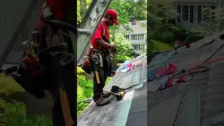 Shingles on shingles on shingles #professional #roofing #roof #asmr #relaxingvideos #relaxingsounds