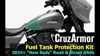 CruzArmor's 2024+ Harley Road & Street Glide Fuel Tank Tutorial