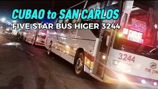 Five Star 3244 HIGER chill drive lang si kuya driver! 4-5hrs travel Cubao to San Carlos Pangasinan 