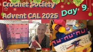 Crochet Society Advent CAL 2025 | Day 9  #crochet #crochetsociety