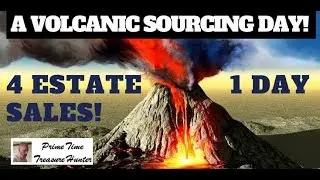 Volcanic Sourcing Day at 4 Estate Sales! Check out What I Found!