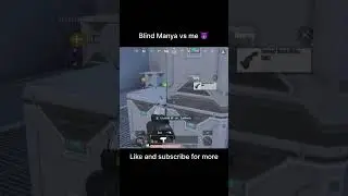 Blind Manya vs me 💀 #gaming #viral #shorts #pubg #teamblind #bgmi #bgmishorts #pubgshorts #trends