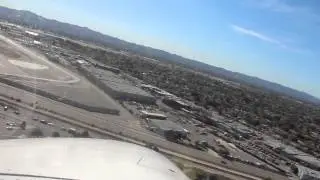 Landing Runway 15 KBUR- Cockpit Video