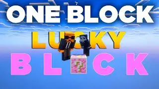 One Block LUCKY BLOCK sur MINCERAFT !