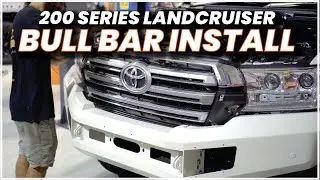 200 Series Landcruiser Bullbar Install