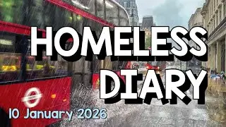 Day in life of homeless disabled autistic woman 10 Jan SWEP shelter St Mungo&rsquo;s crack house London UK