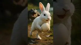 The rabbit must survive from the fierce crocodile. 🐰 #RabbitRescue #CuteAnimals #AnimalRescue