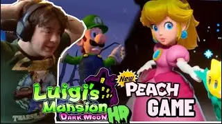 New Princess Peach Game and Luigi&rsquo;s Mansion Dark Moon REMASTERED Reaction!