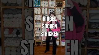 Ringelsocken stricken ohne Versatz mit Stricktutorial