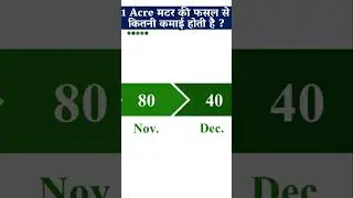 1 Acre मटर की फसल से कितनी कमाई होती है ! How much money is earned from 1 Acre pea Farming ?