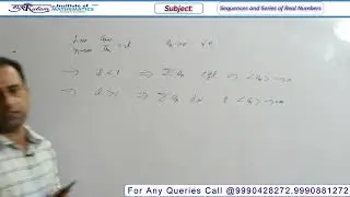 IIT JAM  2020  Sequences and Series of Real Numbers  Qno  11