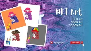 I will create NFT Art collection for you | NFT ART | NFT Design