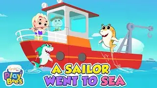 A Sailor Went to the Sea | Ocean Animals Song for Kids