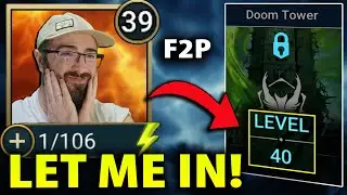 HOLD THE DOOR - DOOM TOWER  - HellHades F2P Challenge Part 6 - Raid Shadow Legends New Account