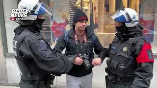 FLASHBACK: Montreal police arrest Rebel News' video reporters while covering the Freedom rally