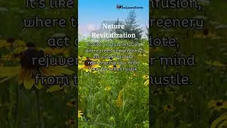 Green Antidote: Rejuvenating Your Mind with Nature! 🌿🌳 #NatureRevival  #didyouknow #amazingfacts