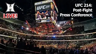 UFC 214 Post-Fight Presser: Jones / Woodley / Cyborg / Cormier / Maia / Evinger / Lawler (LIVE!)