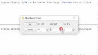 Visual Studio Shutdown Timer