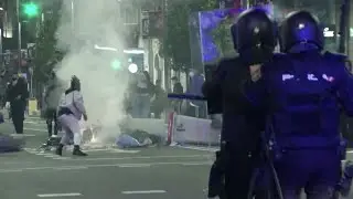 Violent clashes in Spain over COVID restrictions