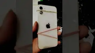 Ganti Backglas sendiri tanpa pemanas berhasil juga nih 🤣 #repairiphone #backglass