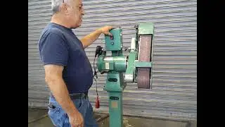 4&rdquo; Burr King Heavy Duty Belt Grinder, Model 960-400