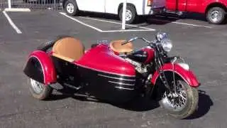 1941 Indian 4 Cylinder and Sidecar