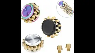 Gear Fidget Spinner, EDC Metal Fidget Toy, Fidget Slider, Office Desk Stress-relieving sport Toy