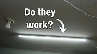 What do these LED Shop Lights look like in my garage?