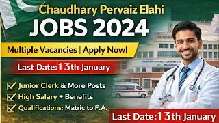 💚 CPEIC Wazirabad Jobs 2025 | Junior Clerk & Technician Vacancies Announced | Apply Online Now!