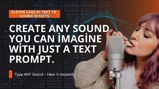 Create Sound Effects from Text using ElevenLabs text to speech AI