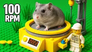 Вращающийся столик LEGO вращается со скоростью 100 раз в минуту! Невероятный тест на скорость!