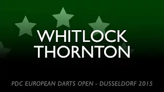 PDC European Tour: D&uuml;sseldorf | Whitlock vs Thornton | Best of 16