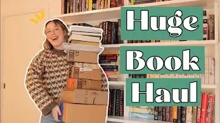 HUGE BOOK HAUL & UNBOXING!