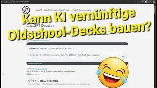 Magic Vintage Blog 275: K&Uuml;NSTLICHE INTELLIGENZ BAUT MTG OLDSCHOOL DECKS (1993/1994)