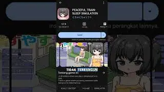 GAME PEACEFUL TRAIN SLEEP SIMULATOR #gamebaru2025 #gameandroid #gamesusah #gameharam #shorts #loli
