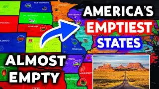 Why NOBODY Lives in these 10 EMPTY States - The Most Empty & Isolated States in the U.S.