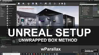 wParallax in Unreal - interior mapping (unwrapped box method)