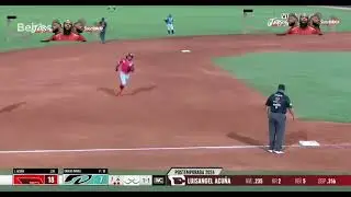  Luisangel Acu&ntilde;a es el primer pelotero en la historia de la LVBP en conectar 4HR en un mismo juego🇻🇪