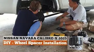 NISSAN NAVARA - DIY Wheel Spacer/Extender Installation.