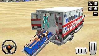 Coast Guard Beach Ambulance Rescue Driver Simulator - Drive Sim-Ambulance Game - Android Gameplay #3