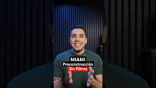 Preconstrucci&oacute;n en #Miami SIN FILTROS 🔎🏗️
