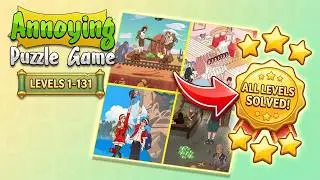 Annoying Puzzle Game Levels 1-131 | Every Puzzle Solved!