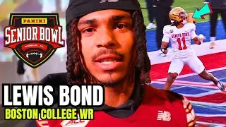 Nasty Route Runner: Lewis Bond Boston College WR | Senior Bowl Interview