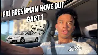 FIU FRESHMAN MOVE OUT PART 1: Shipping my car back to Virginia