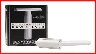 Standard Razors Aluminum Double Edge Safety Razor - Raw Silver | Luxury Razor for Men