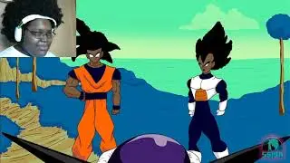 SSG Lil Reacts to SSJ9K's If Goku and Vegeta were Black Part 1