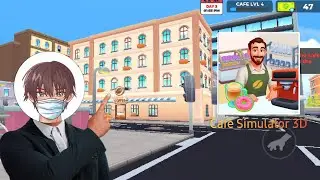 mencoba menjadi karyawan di cafe bos saya.cafe simulator 3d