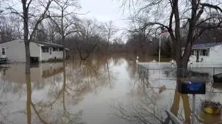 Arnold flood footage December 2015